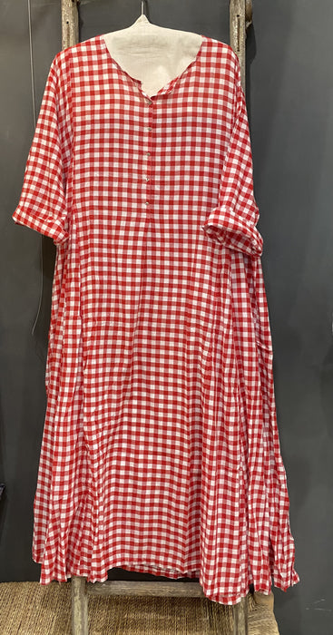 CORE 73 \ red and white gingham dress