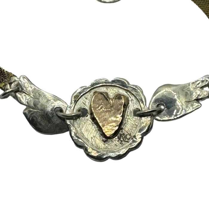 Mother's medal with wings neckpiece