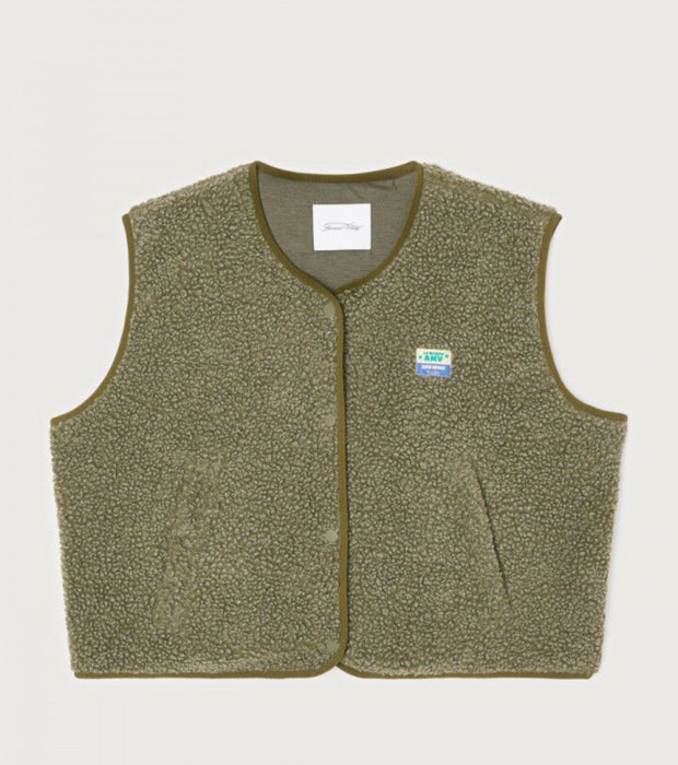 Fleece boucle vest