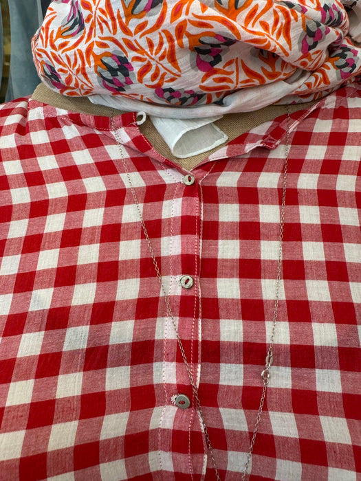 CORE 73 \ red and white gingham dress