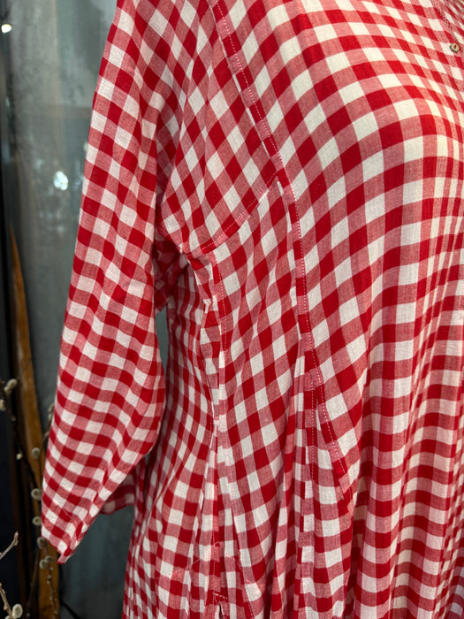 CORE 73 \ red and white gingham dress