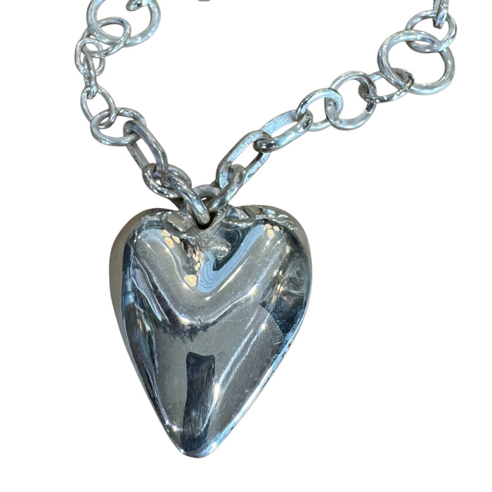 Big Love Silver heart necklace