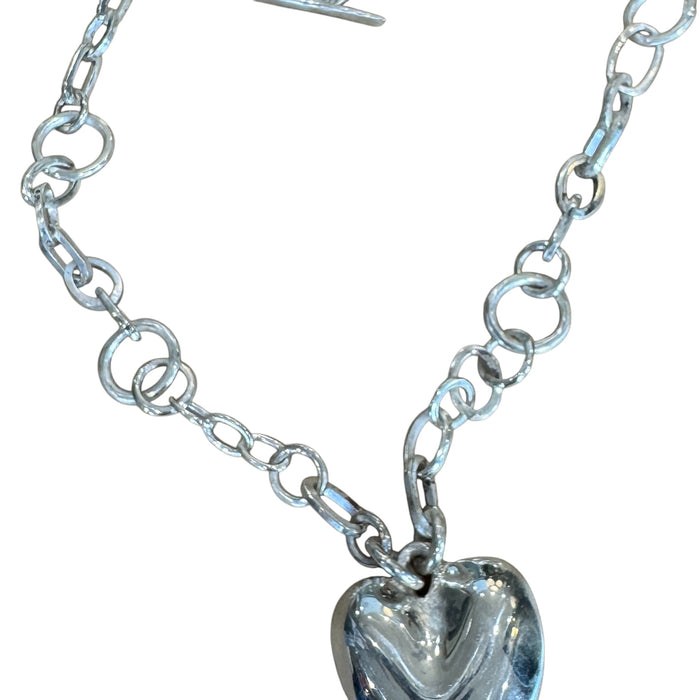 Big Love Silver heart necklace