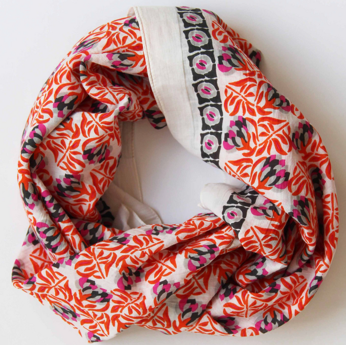 Cotton square scarf | Heidi