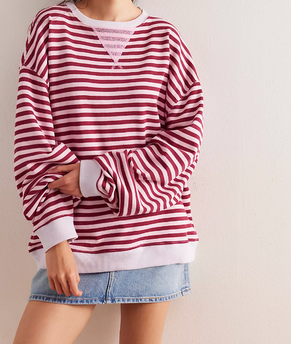 Classic striped crew